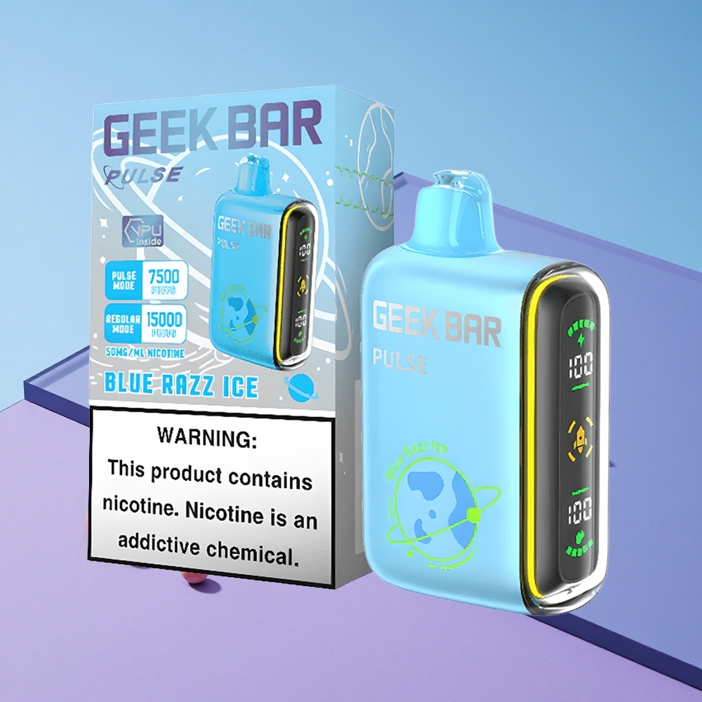 Planet Smak Kombinasjon Geek Bar Pulse 15000 Puffs 16ML Vape Med Justerbar Luftstrøm vape wholesale Norway