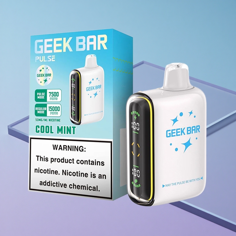 Planet Smak Kombinasjon Geek Bar Pulse 15000 Puffs 16ML Vape Med Justerbar Luftstrøm vape wholesale Norway