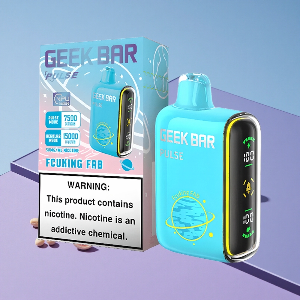 Planet Smak Kombinasjon Geek Bar Pulse 15000 Puffs 16ML Vape Med Justerbar Luftstrøm vape wholesale Norway