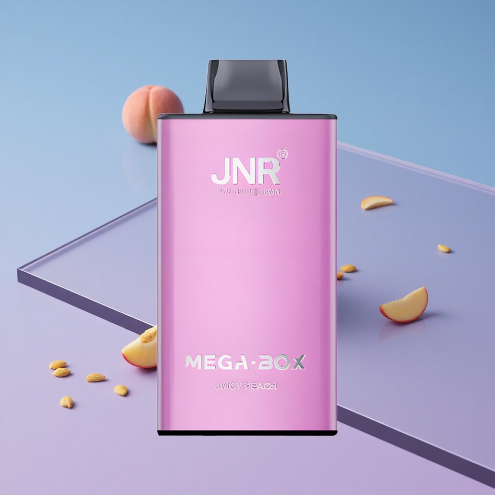 Saftig Fersken JNR Mega Box 25000 Puffs 30ml E-væske Kapasitet vape wholesale Norway