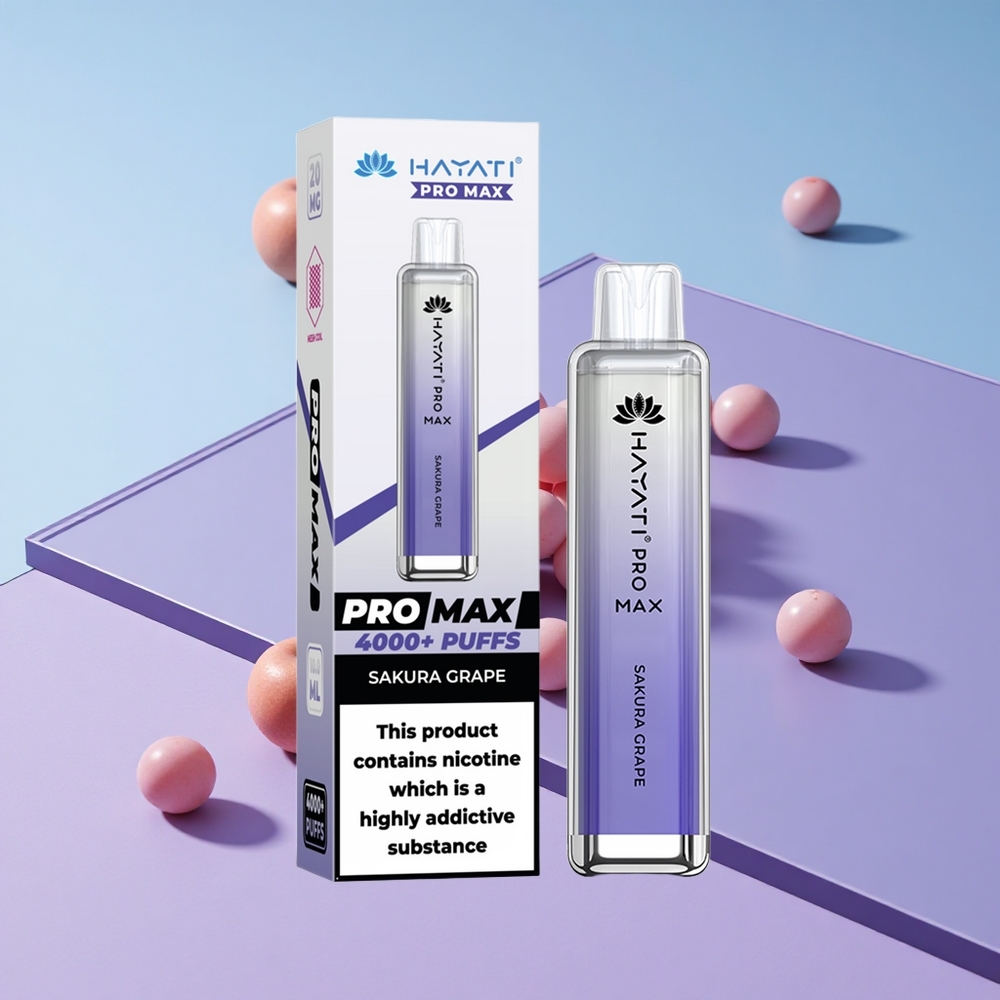 Sakura Drupe Hayati Pro Max 4000 Puffs Oppladbar Batteri vape wholesale Norway
