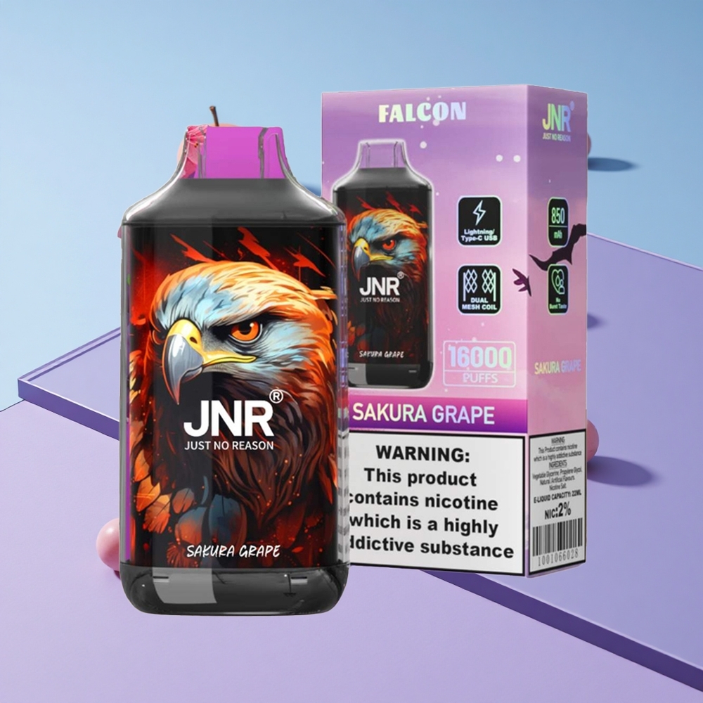 Sakura Drupe JNR Falcon 16000 Puffs 22ml E-væske Dual Mesh Coil vape wholesale Norway