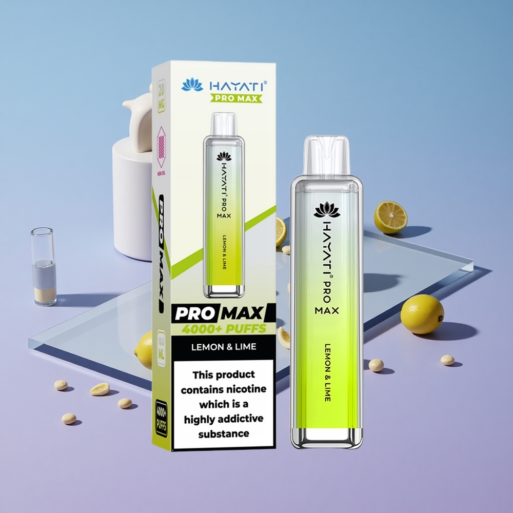 Sitron  Lime Hayati Pro Max 4000 Puffs Oppladbar LED-belysning vape wholesale Norway