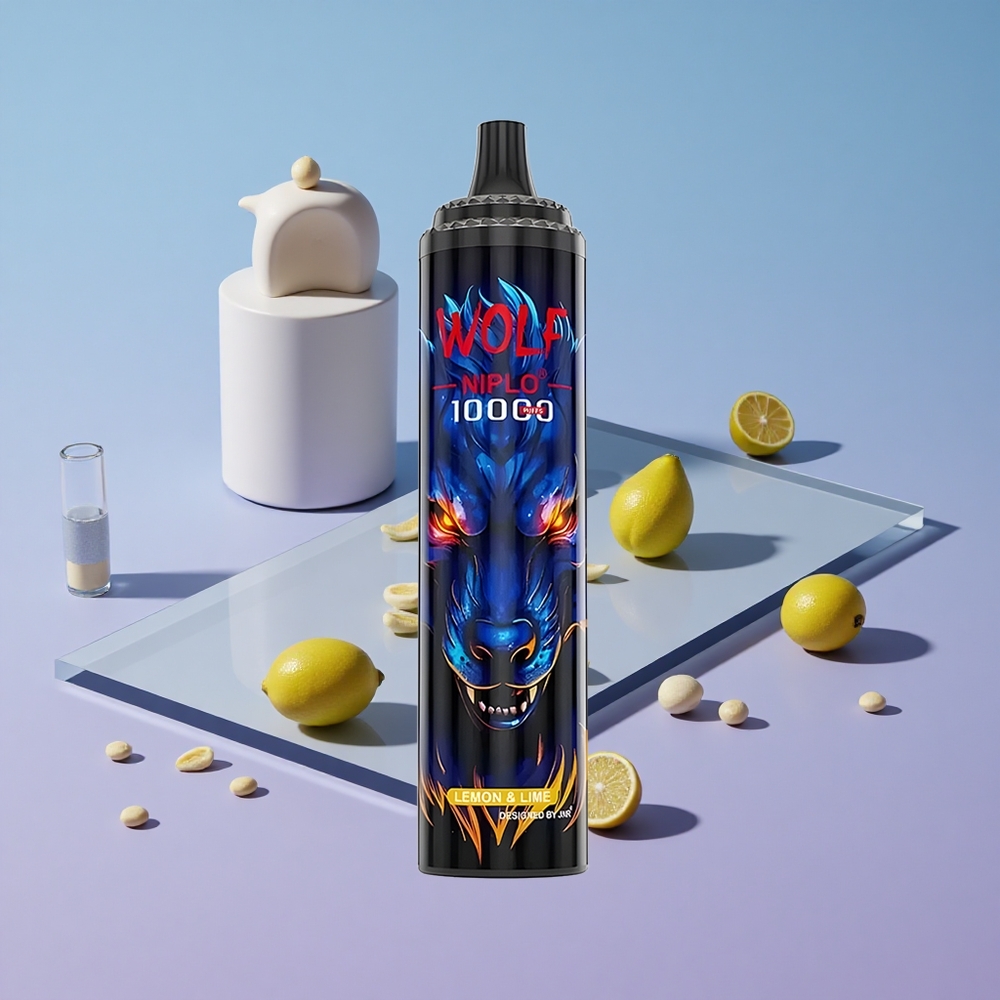 Sitron  Lime JNR Wolf Niplo 10000 Puffs 20ml E-væske vape wholesale Norway