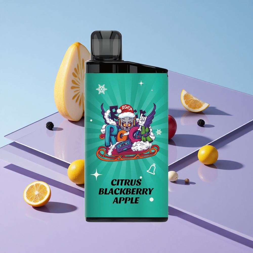 Sitron Bjørnebær Eple IGET Bar 3500 Puffs 1400 mAh vape wholesale Norway