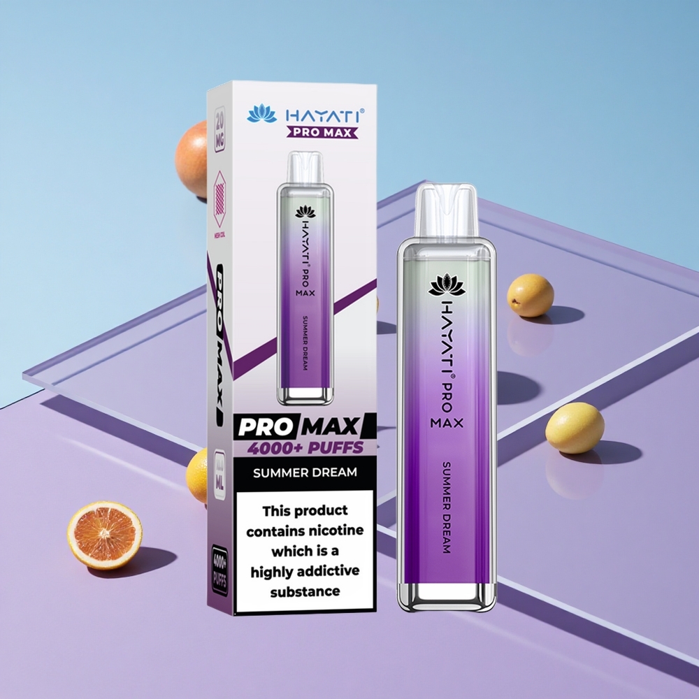 Sommerdrøm Hayati Pro Max 4000 Puffs Krysskrystall vape wholesale Norway