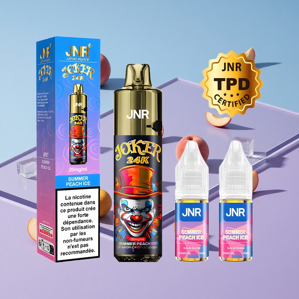 Sommerfersken Is JNR Joker 24K Puffs Synlig E-væske Nivå vape wholesale Norway
