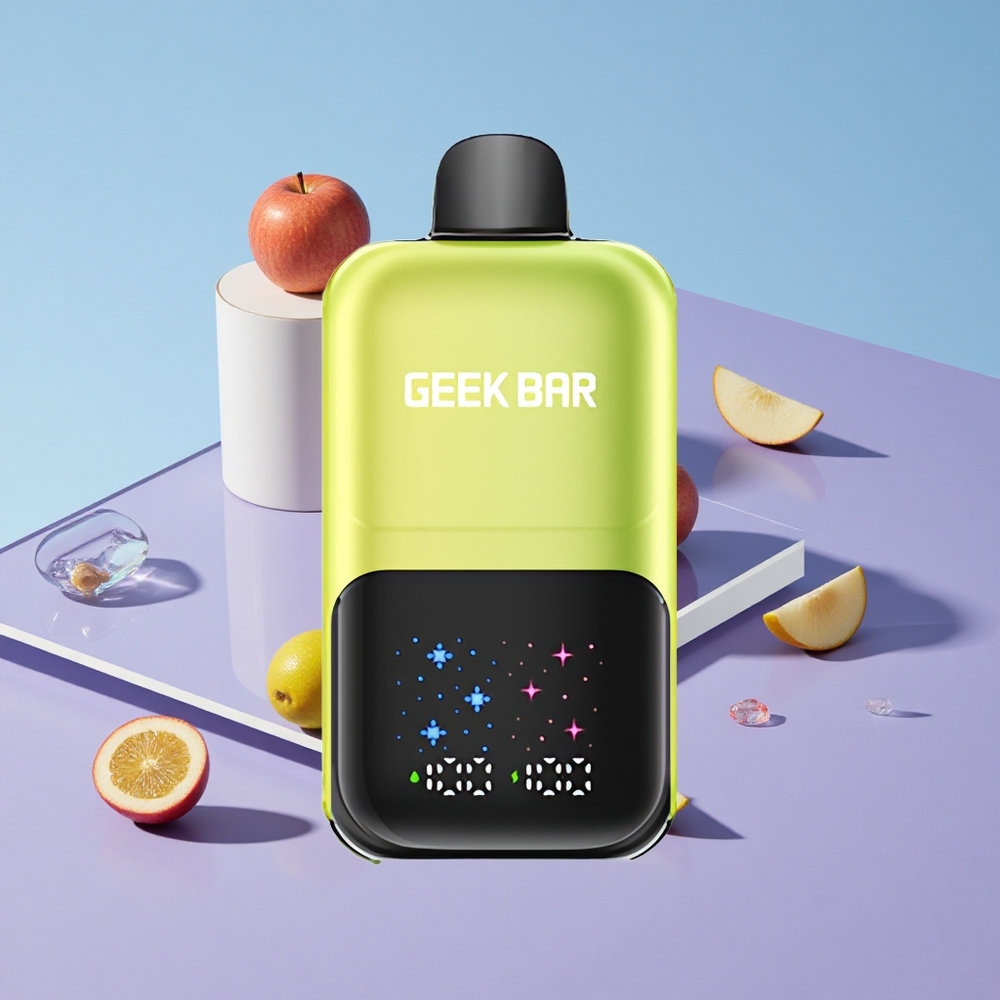 Sur Eple Is GEEK BAR 2GO Two Series 50000 Puffs Dual Tank Interaktiv Skjerm vape wholesale Norway