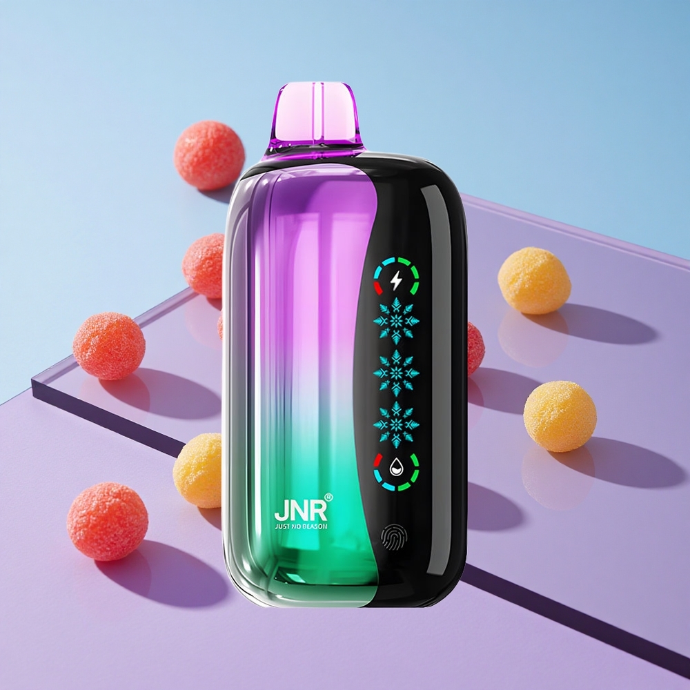 Sur Kirsebær Gummier JNR Flex Ice 21000 Puffs Tilpassbar Luftstrøm Vape wholesale Norway