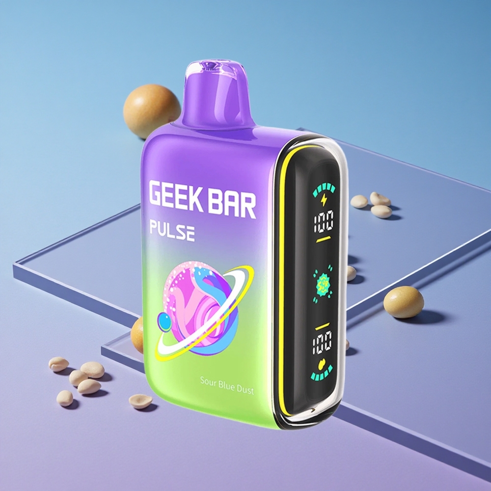 Sur Utgave Geek Bar Pulse 15000 Puffs med 16ML E-væske Justerbar Luftstrøm vape wholesale Norway