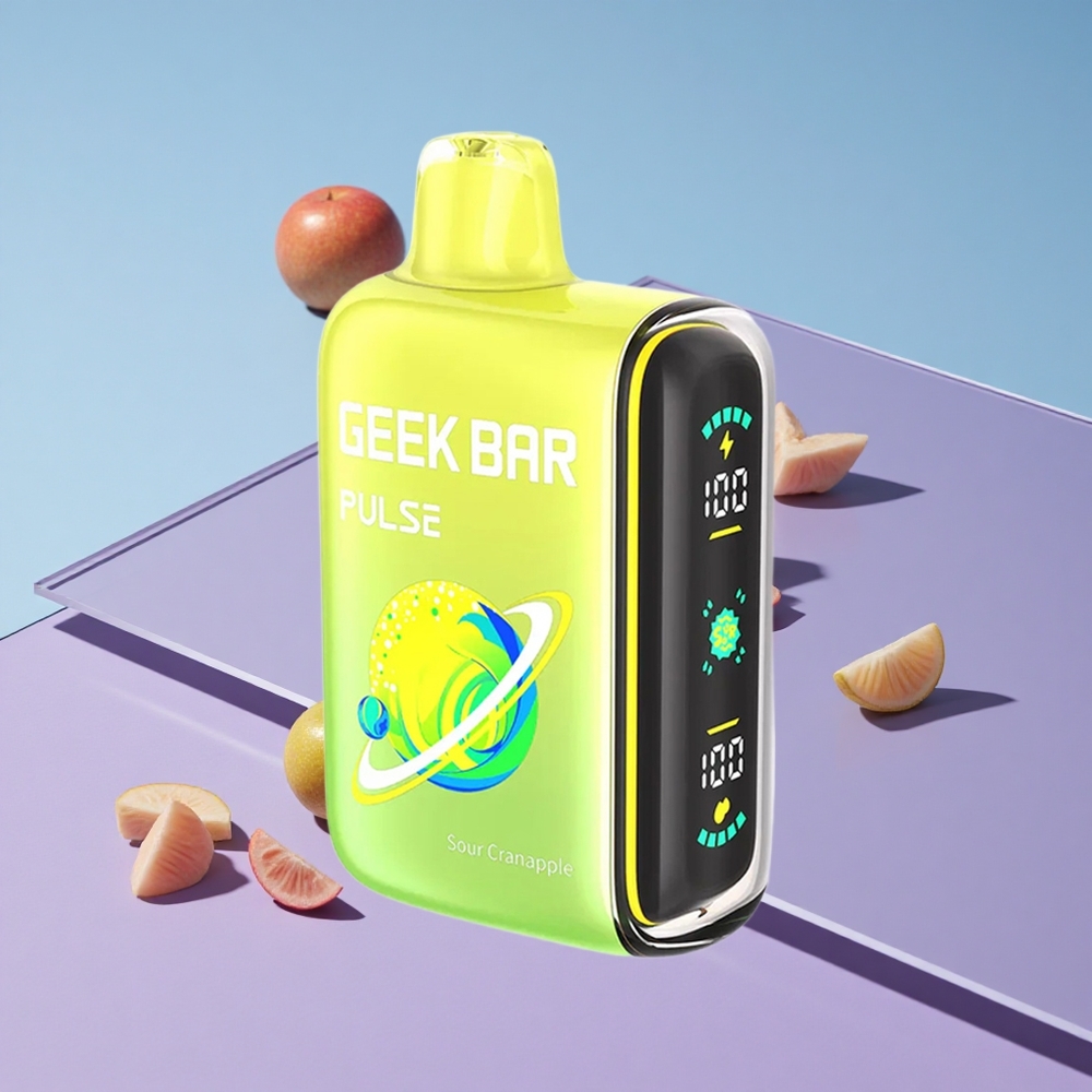 Sur Utgave Geek Bar Pulse 15000 Puffs med 16ML E-væske Justerbar Luftstrøm vape wholesale Norway