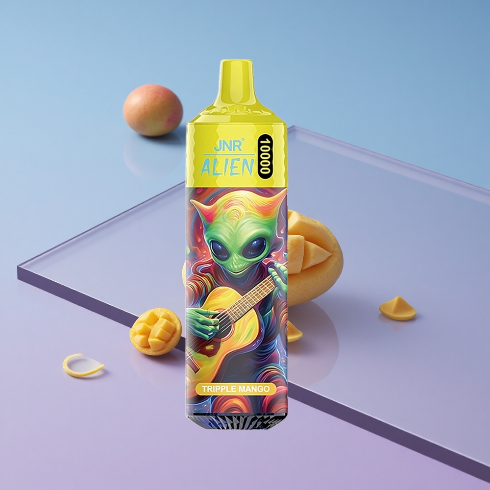 Trippel Mango JNR Alien 10000 Puffs 850mAh RGB LED vape wholesale Norway