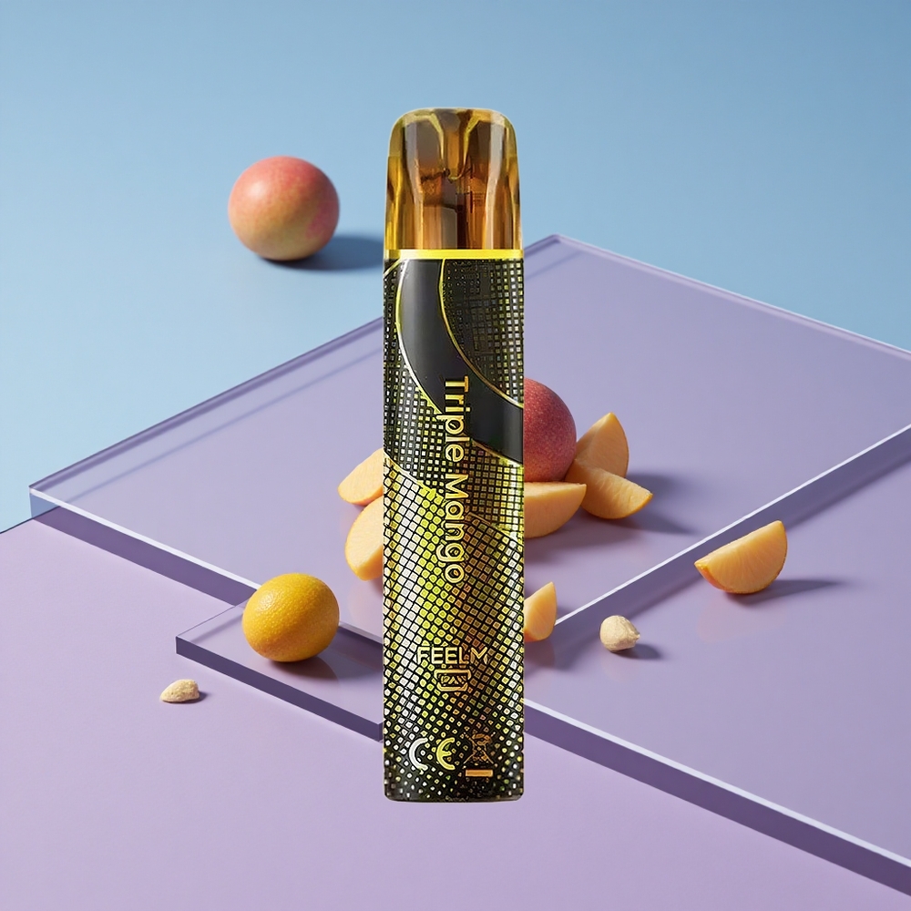 Trippel Mango JNR BlackGolden 800 Puffs Engangs Vape TPD-sertifisert vape wholesale Norway