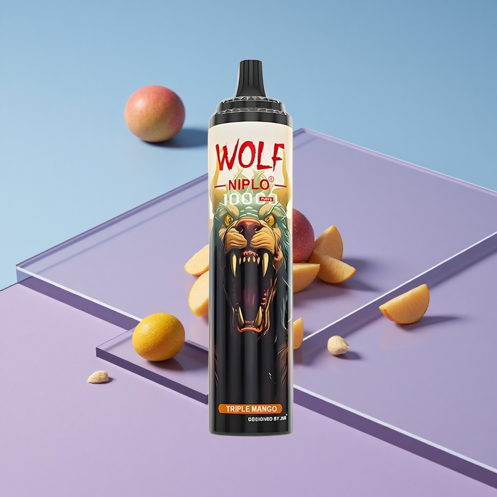 Trippel Mango JNR Wolf Niplo 10000 Puffs 20ml Vape Engangsartikkel Type-C vape wholesale Norway
