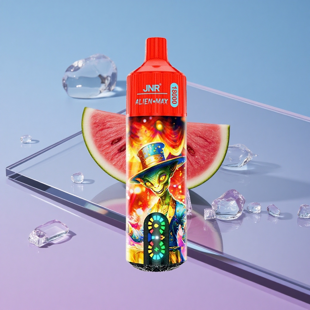 Vannmelon Is JNR Alien Max 18000 Puffs Smart LED Display Dual Mesh Coil vape wholesale Norway
