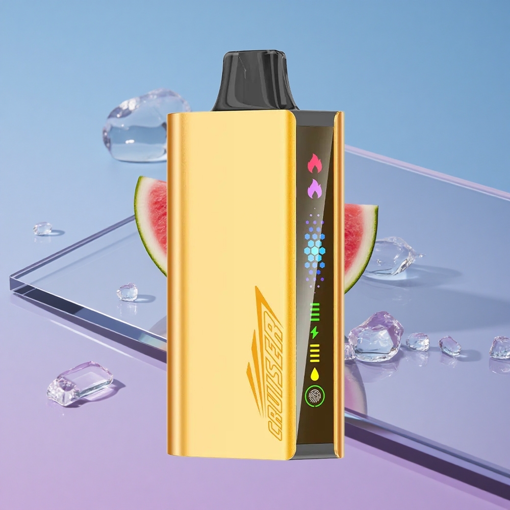 Vannmelon Is JNR Cruiser 12000 Puffs Full-Metal Aluminium Body vape wholesale Norway