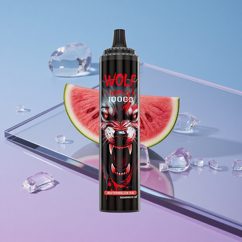 Vannmelon Is JNR Wolf Niplo 10000 Puffs 20ml Type-C vape wholesale Norway