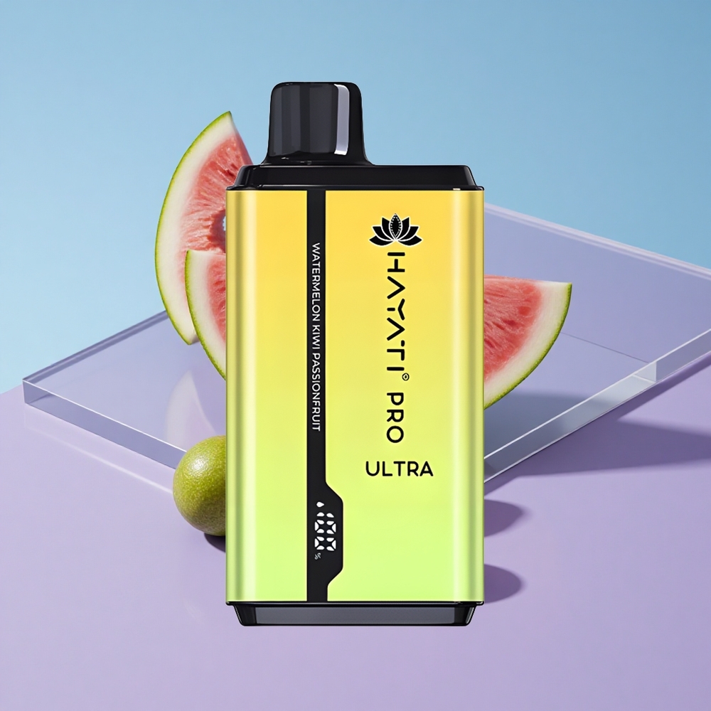 Vannmelon Kiwi Pasjonsfrukt Hayati Pro Ultra 15000 Puffs 24ml vape wholesale Norway