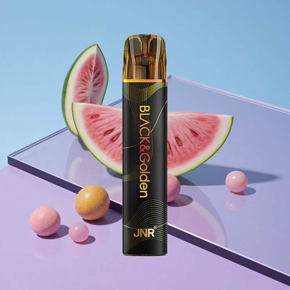 Vannmelon Tyggegummi JNR BlackGolden 800 Puffs Engangs Vape Uten Opplading vape wholesale Norway