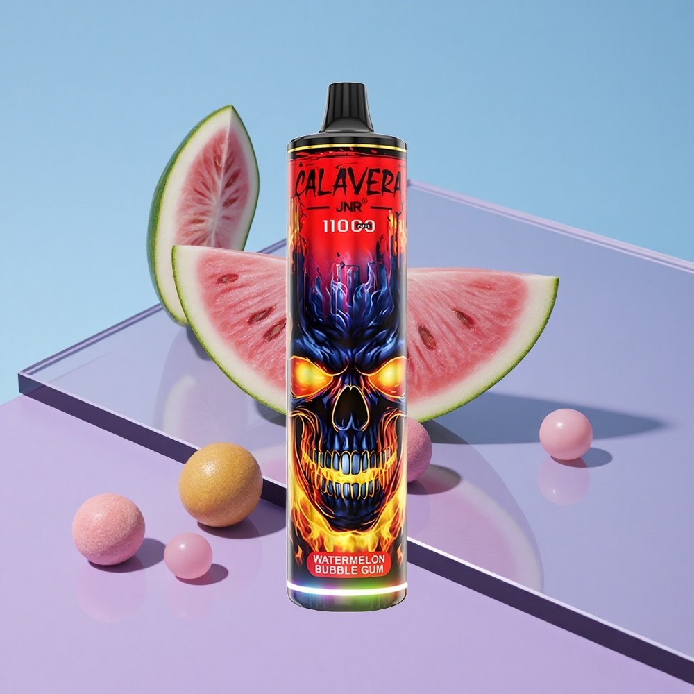 Vannmelon Tyggegummi JNR Calavera 11000 Puffs Type-C Lading vape wholesale Norway