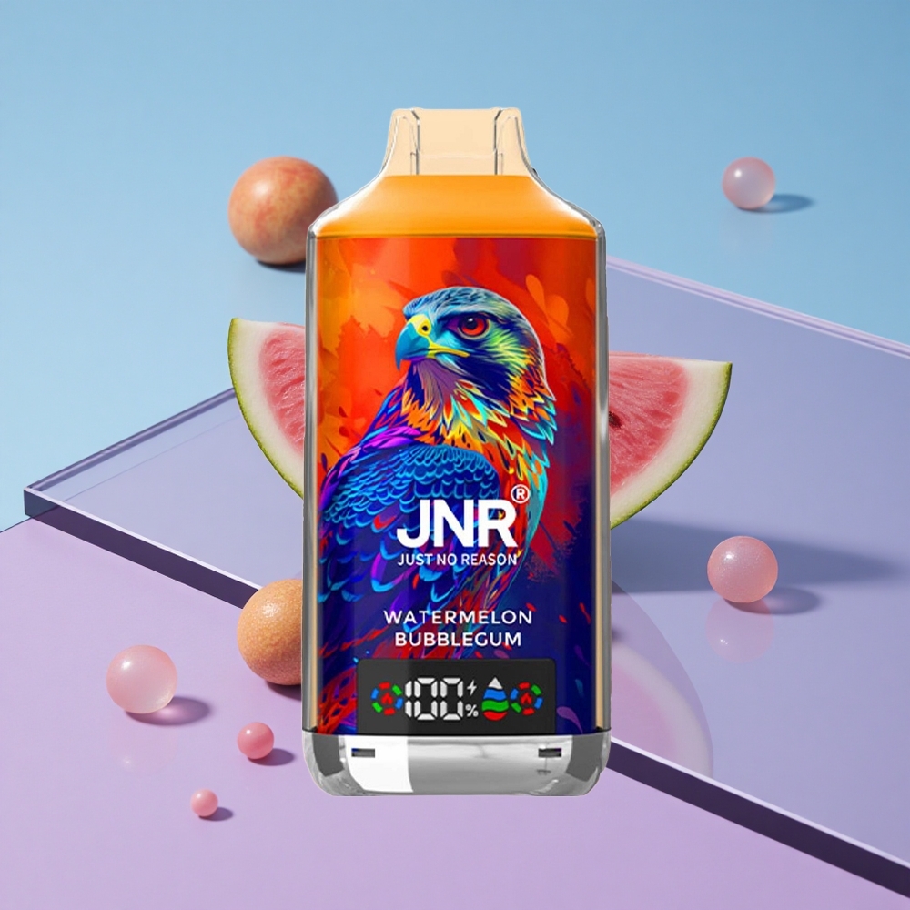 Vannmelon Tyggegummi JNR Falcon X 18000 Puffs 24ml E-væske Digitale Skjerm vape wholesale Norway