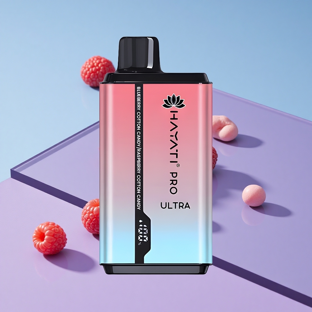 Blåbær Bomullsgodt Hayati Pro Ultra 15000 Puffs 850mAh vape wholesale Norway