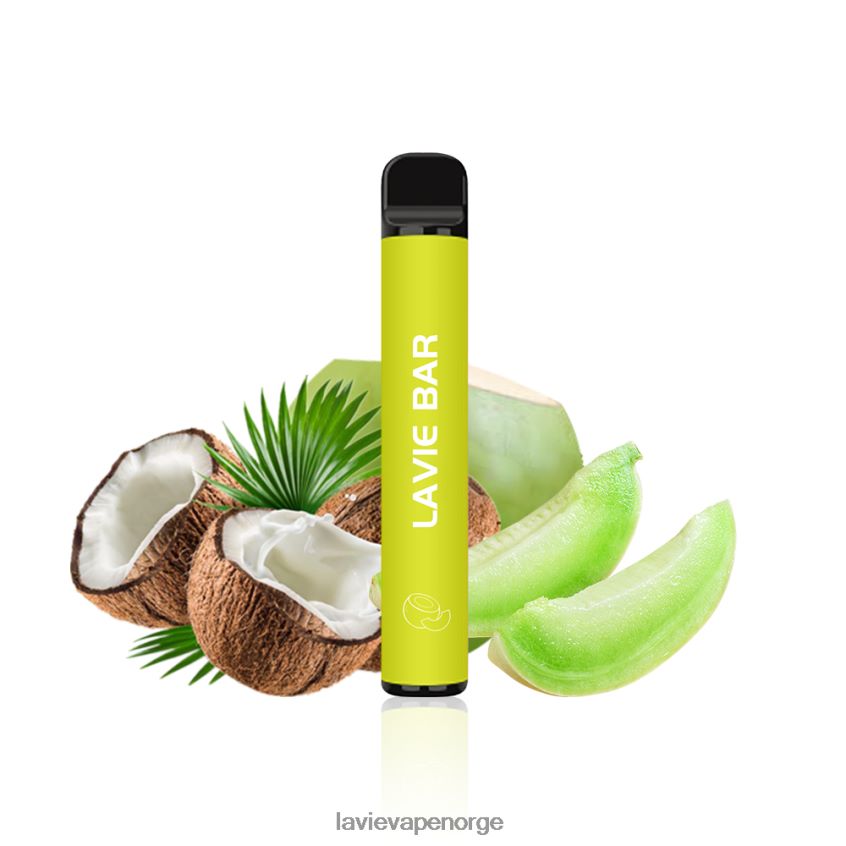 4P8266324 Lavie Vape Oslo | melon kokos LAVIE BAR 2 % versjon 800 puff